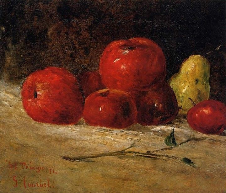 Gustave Courbet Still Life with Pears and Apples 2